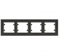Makel Karea рамка  4 мест. дымч.(горизонт.) 56050704