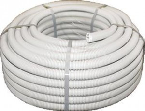 EKF Труба гофр. ПВХ с зондом d16мм (бухта 100м, цена за 1м) tg-z-16