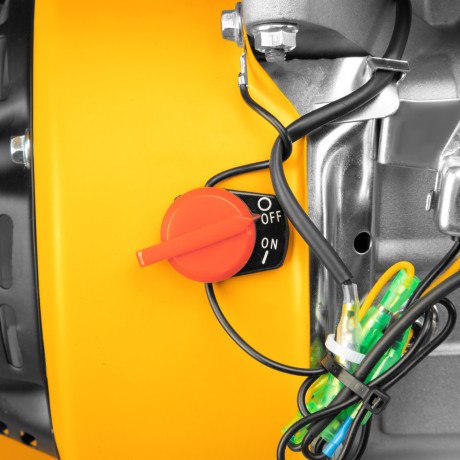 Мотоблок DPT-170SB, 7 л.с., ремен.сцеп, фрез 3х4, ШОМ, без колес, передачи 2В/1Н Denzel