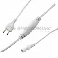 Набор устан. д/дюралайта 3W 13мм. (шнур 1,5м., игла, заглушка) белый ПВХ 124-021 Neon-Night