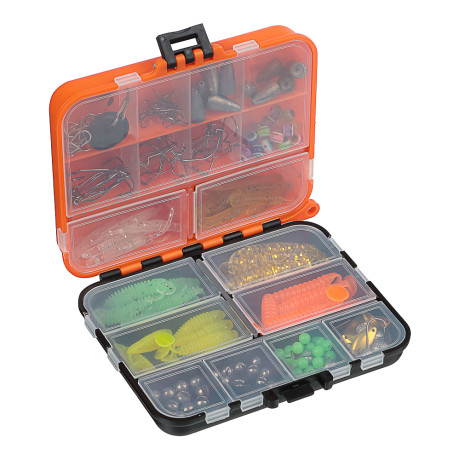 AZOR FISHING Набор оснасток для джиговой ловли в коробке, 205 предметов