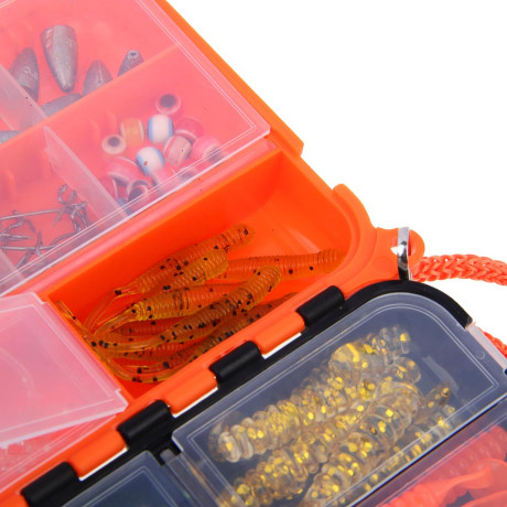 AZOR FISHING Набор оснасток для джиговой ловли в коробке, 205 предметов