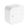 FORZA Розетка с заземляющим контактом RA 16-133-Б, 250В, 16А, IP20, 65x65x41 мм, белая УХЛ4