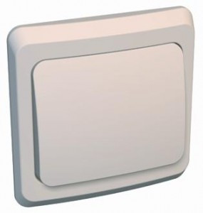 Systeme Electric Этюд выкл. (перекл. проходной) СУ 1 кл. крем. (пл.осн.) BC10-004K (20!)