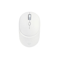 BY Компьютерная мышь беспроводная,1000-1800DPI,4D, 2.4GHz + BT,до 3х устройств,1xAA,тихий клик,белая