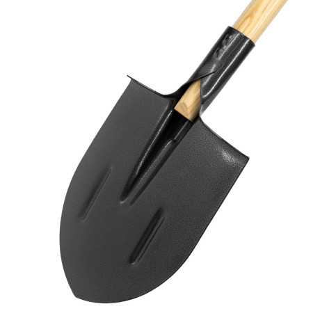 Лопата штыковая, 210х290х1150 мм, деревянный лакированный черенок Palisad