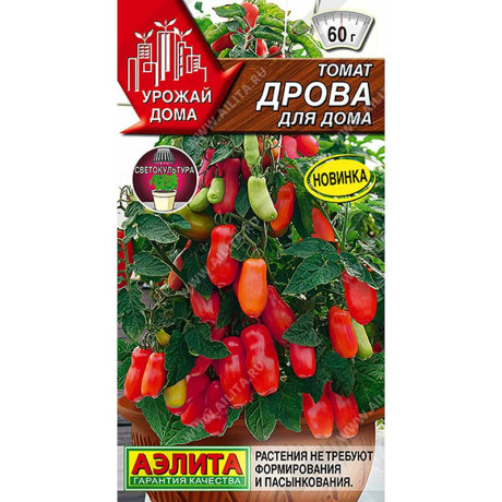 Семена Томат Дрова (для дома) Аэлита Цх10