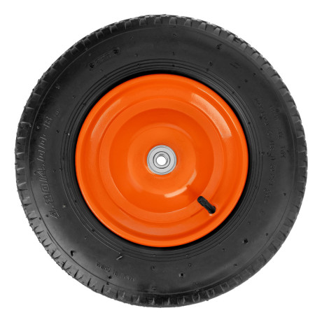 Колесо пневматическое 4.80/4.00-8 D380мм, подш. внут. диам. 12мм, длина оси 80мм Palisad
