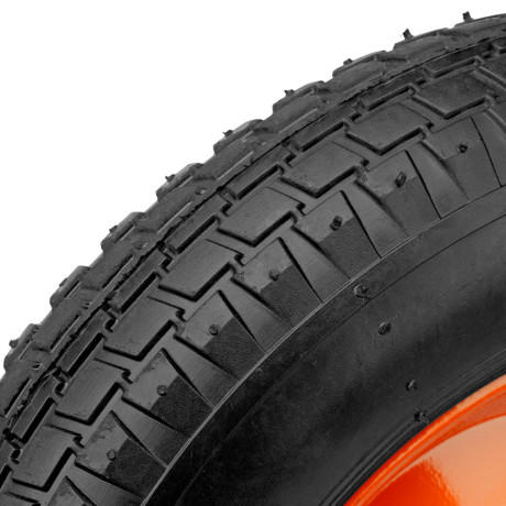 Колесо пневматическое 4.80/4.00-8 D380мм, подш. внут. диам. 12мм, длина оси 80мм Palisad