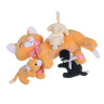 ИГРОЛЕНД Игрушка мягкая Кошка с тремя котятами, полиэстер, 36х20х15см