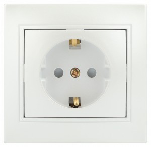 ЭРА Intro Plano роз. СУ, 1 мест. керамика, земля, 2P+E 16A, штор. перламутр, IP20, 1-206-06 3080