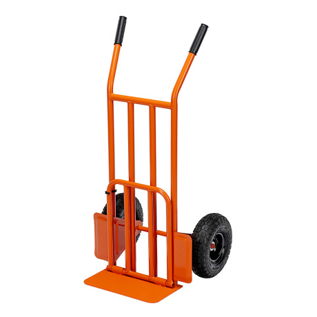 Тележка ручная 2-х колесная, облегченная, г/п 150кг, откидная платформа 430х355мм Сибртех