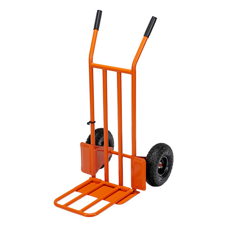 Тележка ручная 2-х колесная, облегченная, г/п 150кг, откидная платформа 430х355мм Сибртех