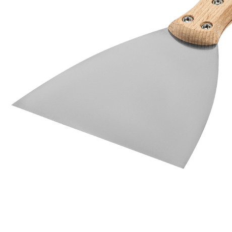 Шпательная лопатка из нержавеющей стали, 120 мм, буковая рукоятка, EFP Matrix