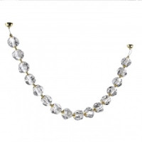 ODEON LIGHT 5085/64L L-VISION ODL25 зол./прозр./мет/акрил подвес св-к LED 64W 4000K 3200lm JEMSTONE