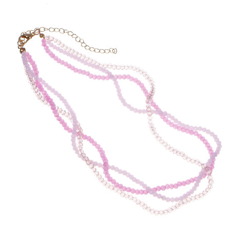 Ожерелье, бижутерия, сплав, стекло, БЖ-23