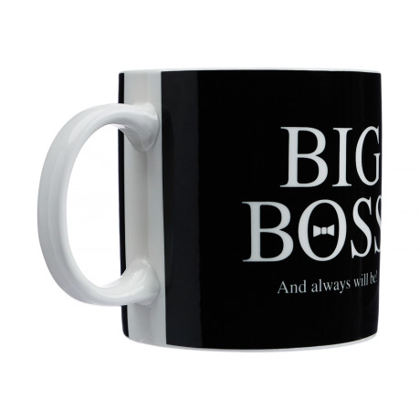 MILLIMI Биг Босс Кружка, 1л, фарфор, подарочная упаковка
