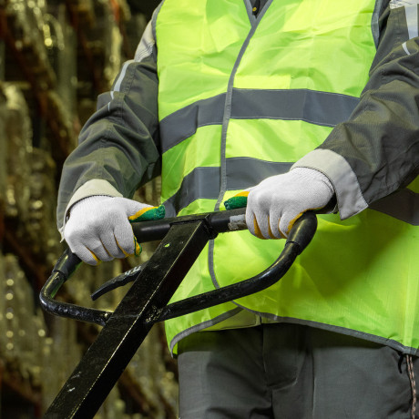 Перчатки хб с двойным латексным обливом