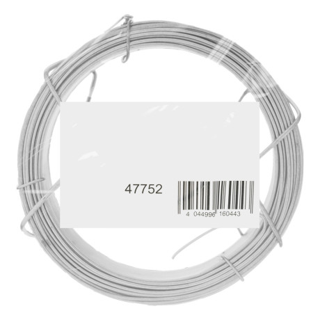 Проволока стальная, оцинкованная 0.9 мм, длина 50 м Сибртех