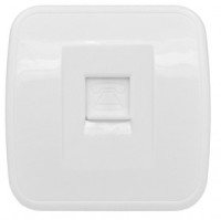 EKF Минск роз. телеф. ОУ 1 мест. БЕЛЫЙ (RJ11) EGT01-034-10