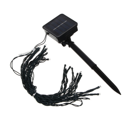 INBLOOM Гирлянда на солн.батарее Китайский фонарь, 7м, 20LED, шамп, 2 реж, ПВХ зел, 1.2V600mAh