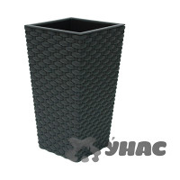 Кашпо РОТАНГ 138*138*250 1,5л корич М3085 (12)