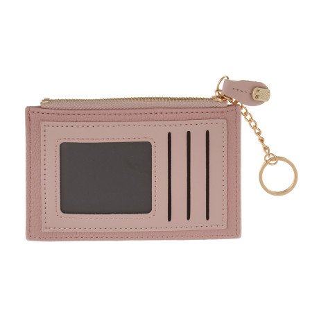 Кардхолдер для карт и купюр на цепочке 4 слота тм ЮL Drop , ПУ, металл, 13,5х9см, 3 цвета, С344-11