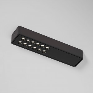 Elektrostandard накл.св-к св/д линейный 9W 4000K 4K 742lm IP20 25114/LED черный Tend a068850