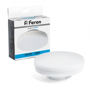 Feron GX70 12W 1070Lm 6400K 6K 40х110 матовая LB-471 48302