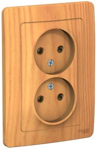 Systeme Electric BLANCA роз. СУ 2 мест. 16А ясень (пл.осн.) BLNRS000025 (6!)