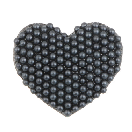 Брошь сердце, 2,7см, сплав, 2 цвета, БЖ25-20