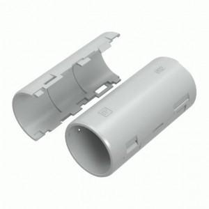 Промрукав муфта разборная d32 мм  серая (5шт/210шт) цена за 1 шт. PR13.0432