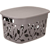 Коробка Флора 5,5 л скрышкой Французский серый М2362