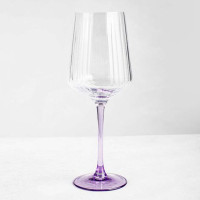 Бокал для вина на цветной ножке тм MILLIMI Ботаника, 560мл, стекло