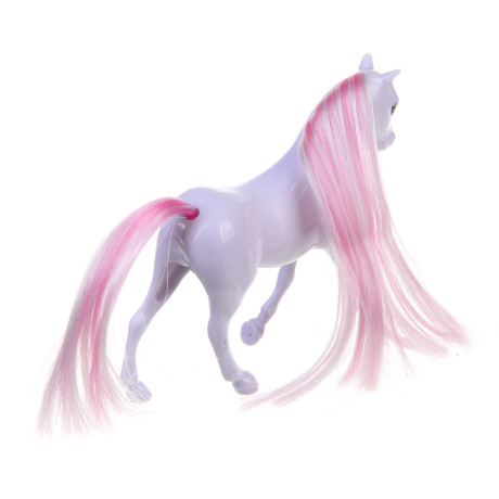 ИГРОЛЕНД Лошадка с расческой, ABS,PP, 13,5х3,5х16 см, 3 цвета