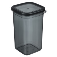 Ёмкость для сыпучих продуктов 1,4л 110х105х185, пластик, графит