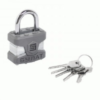 Замок навесной БУЛАТ ВС 0140 ПЛ стальной 5кл. d=6мм (48,6)