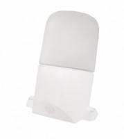 LEEK св-к влагозащ наклон E27 60W белый IP65 поликарб 118x75x157 БАНЯ/САУНА 150° ЖКХ  LE061100-0043