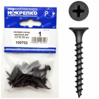 Саморез оксид по дереву крупный шаг 3,5*25 (50 шт BL) (цена за уп) НАКРЕПКО 100702