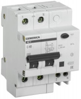 IEK GENERICA дифф.автоматический выкл. АД12 2Р 40А 300мА  MAD15-2-040-C-300
