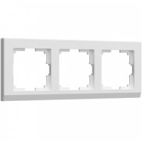 Werkel рамка СУ 3 мест. Stark (белый) (WL04-Frame-03-white a028923)W0031801 a050927