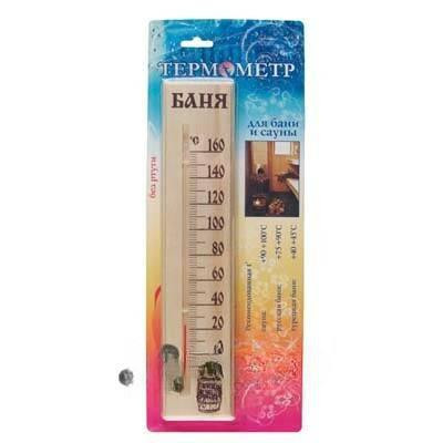 Термометр для бани и сауны большой (блистер/картон) ТСС-2Б БАНЯ
