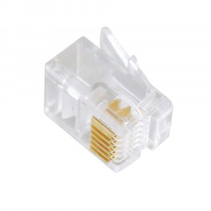 Штекер телефонный 6p6c, 3m" (100 шт.) RJ-12