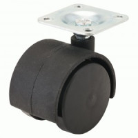 Опора колесная Кунгур на площадке, d=40,h=59,пластмасса  (100,10)