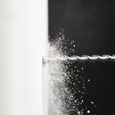 Бур по бетону, двойная спираль, три пылеотводящие кромки, 16 x 600 мм DENZEL