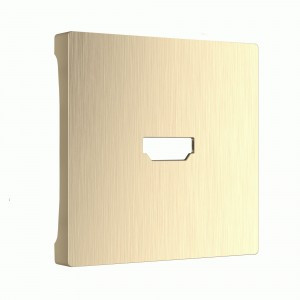 Werkel накладка для роз. СУ 1 мест. HDMI (шампань рифленый) W1196010 a051433