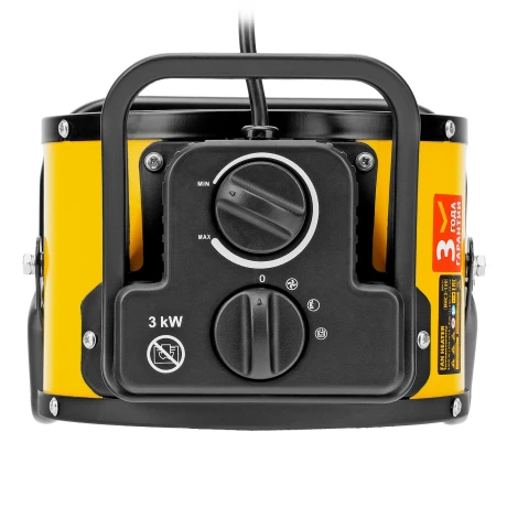 Тепловая пушка, керамический нагреватель (тепловентилятор) DHC 3-150, 230 В, 0.025/1.5/3 кВт Denzel