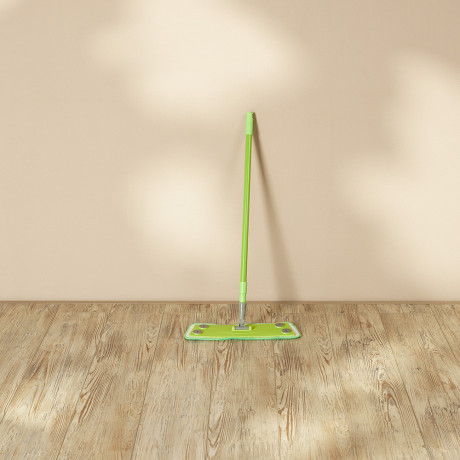 VETTA Швабра с насадкой из микрофибры на липучках, рукоятка металл окр., телескоп., 69-120см,NP-2011