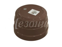 МЕЗОНИНЪ УСАДЬБА роз. компьют. RJ45 ОУ 1 мест. КАКАО ABS-пластик GE30341-70