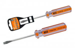 TDM Гранит отвертка (-) шлицевая тип SL6.0x150, прозрачная рукоятка, углеродистая сталь SQ1006-2008